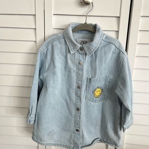 Zara denim shirt 2T